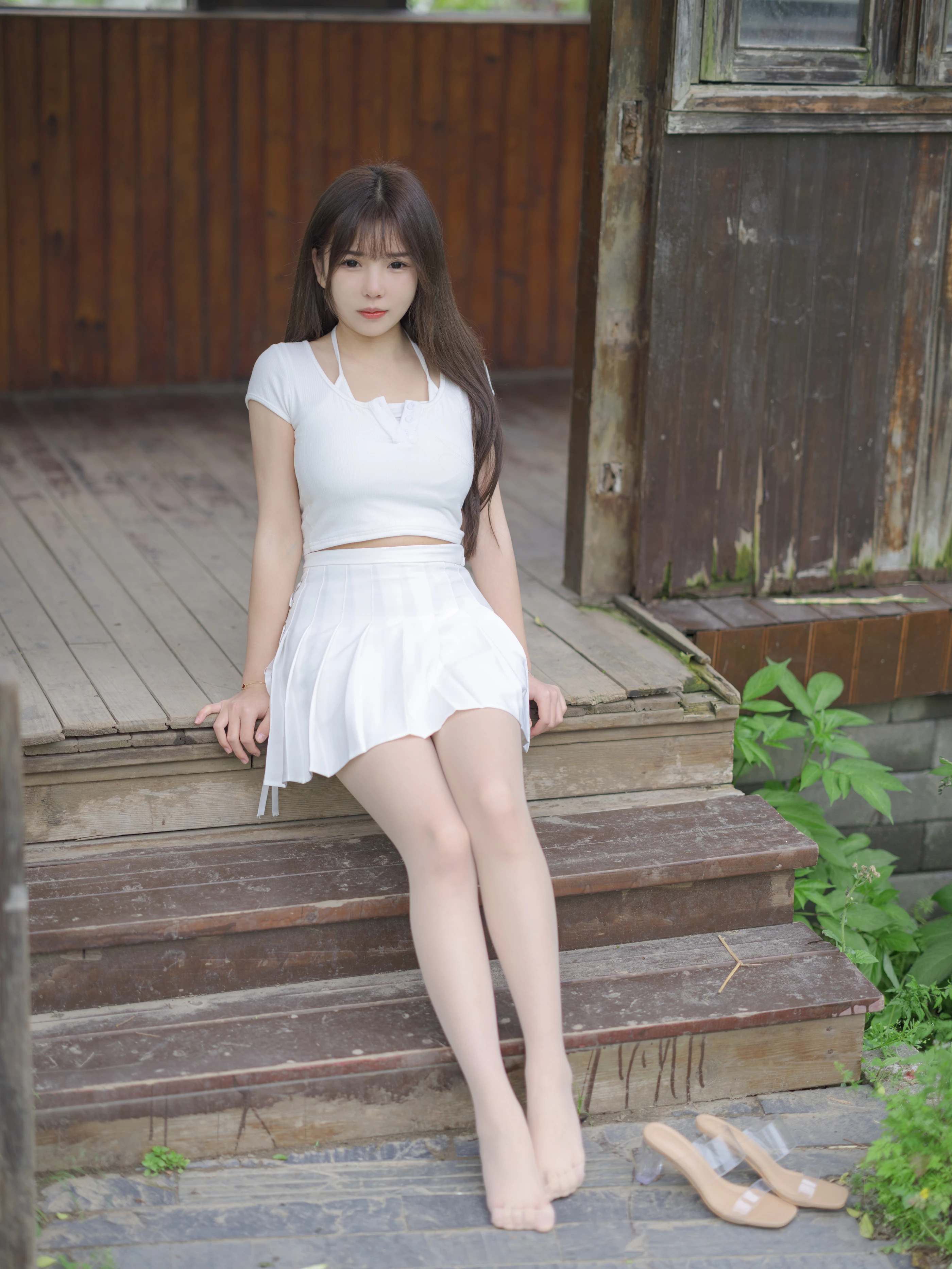 森萝财团 晴涩001 乃晴 肉丝 15D 超薄 [109P 1V]插图5